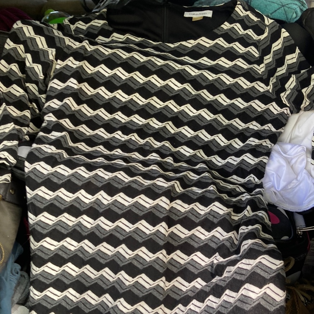 Beautiful black and white dress